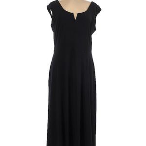 WHBM black midi dress NWT